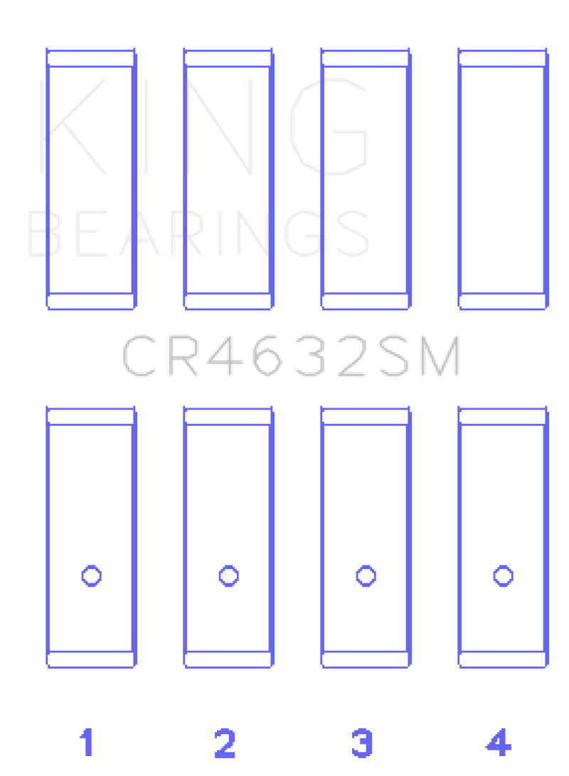 King Nissan HR15/16DE (Size STD) Rod Bearing Set