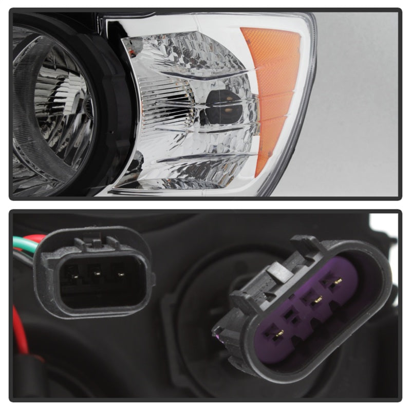 xTune 12-15 Chevy Sonic Driver Side Halogen Headlight - Black OEM Left (HD-JH-CSON12-BK-L)