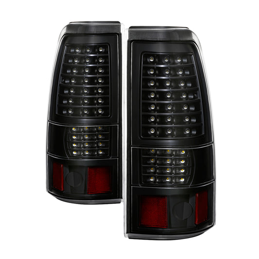 xTune 03-06 Chevrolet Silverado 1500 LED Tail Lights - Black (ALT-JH-CSIL03-LED-BK)