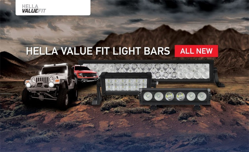 Hella Value Fit Design 12in LED Light Bar - Combo Beam