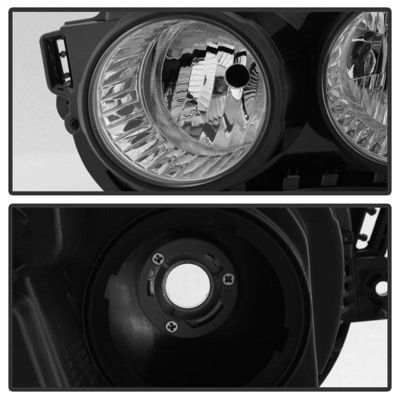 xTune 12-15 Chevy Sonic Driver Side Halogen Headlight - Black OEM Left (HD-JH-CSON12-BK-L)