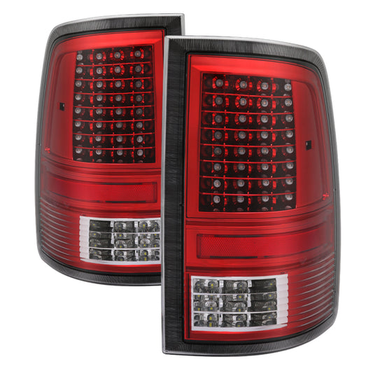 xTune Dodge Ram 1500 09-14 Incandescent Model Only LED Tail Lights - Red Clear ALT-JH-DR09-LED-CS-RC