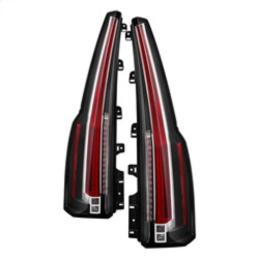 xTune GMC Yukon 15-17 LED Tail Lights (Escalade Style) - Black ALT-JH-GY15-2IN1LED-BK