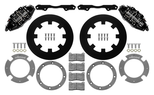 Wilwood 17-21 Can-Am X3RS Black 6-Piston Rear Kit 11.25in - Undrilled Rotors