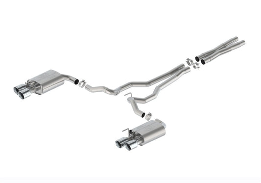 Ford Racing 2024 Mustang 5.0L Sport Cat-Back Exhaust - Chrome Tips