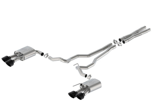 Ford Racing 2024 Mustang 5.0L GT Extreme Cat-Back Exhaust W/Valance - Black Tips