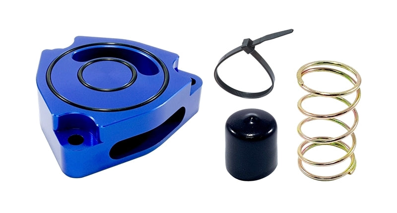 Torque Solution Blow Off BOV Sound Plate (Blue) 14+ Kia Forte Koup Turbo