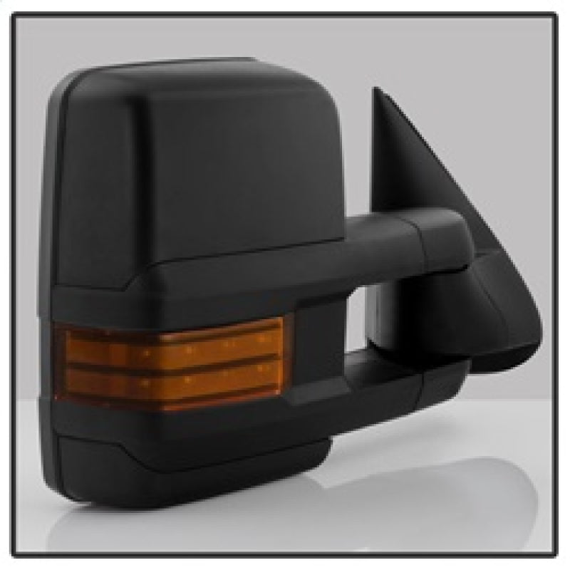 xTune Chevy Silverado 99-02 G2 Heated Amber LED Signal Telescoping Mirrors MIR-CS99S-G2-PWH-AM-SET