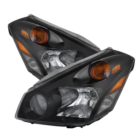 Xtune Nissan Quest 04-09 Crystal Headlights Black HD-JH-NQ04-AM-BK