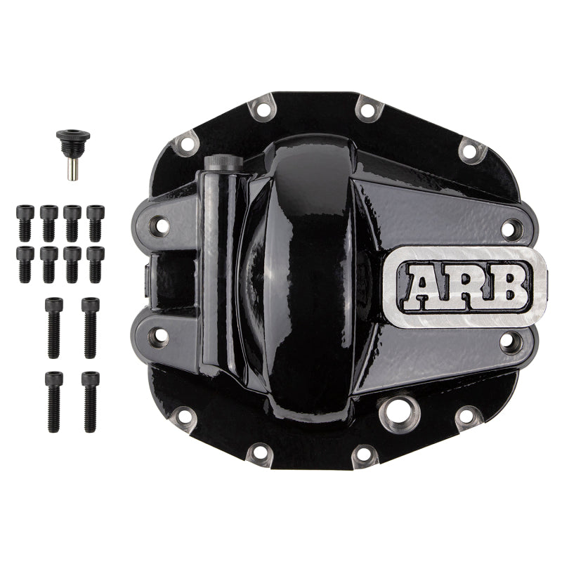 ARB Diff Cover Blk Jeep JL Rubicon Front