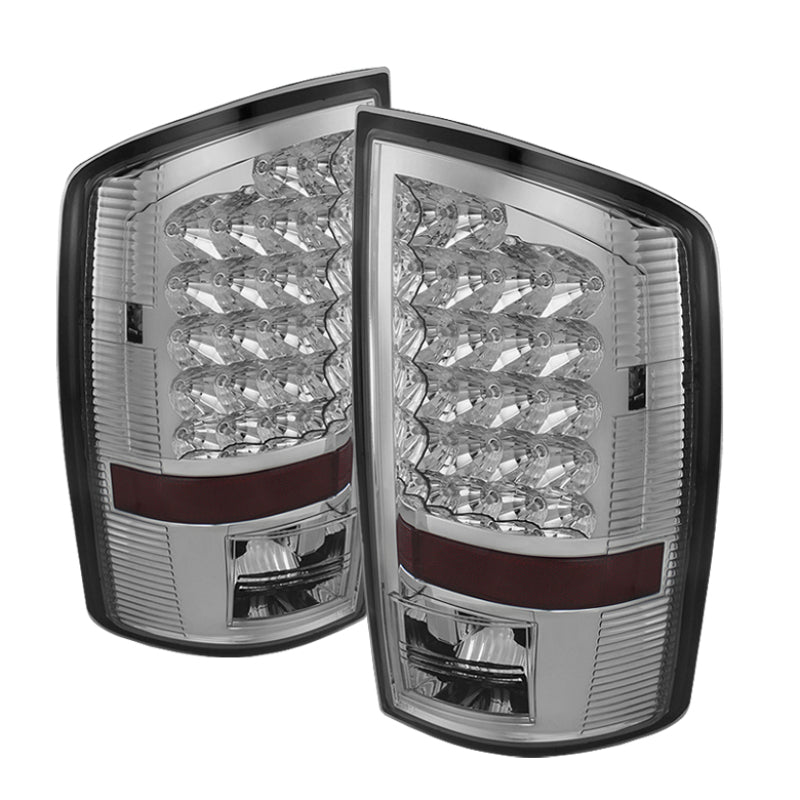 Xtune Dodge Ram 07-08 1500 / Ram 07-09 2500/3500 LED Tail Lights Chrome ALT-JH-DR07-LED-C