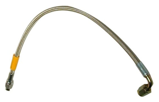 Wilwood 14in OAL Flexline -3 Hose to -3 Female 90 Degree End