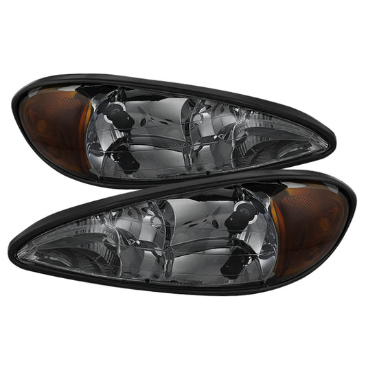 Xtune Pontiac Grand Am 99-05 Crystal Headlights Smoke HD-JH-PGAM99-AM-SM