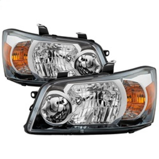 Xtune Toyota Highlander 04-06 (Non Hybrid Models) OEM Style Headlights Chrome HD-JH-THIGH04-AM-C