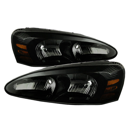 Xtune Pontiac Grand Prix 04-08 Crystal Headlights Black Smoke HD-JH-PGPRIX04-AM-BSM